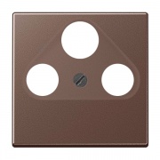 Накладка телевизионной розетки TV+FM+SAT Jung A Мокко