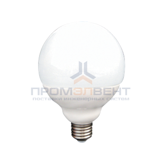 Ecola globe   LED Premium 15,5W G95 220V E27 2700K шар (композит) 135x95
