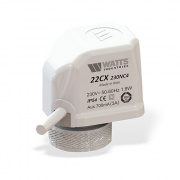 Сервопривод электротермический WATTS 22CX - M30x1.5 (24В, нормально открытый, кабель 2-жильный)