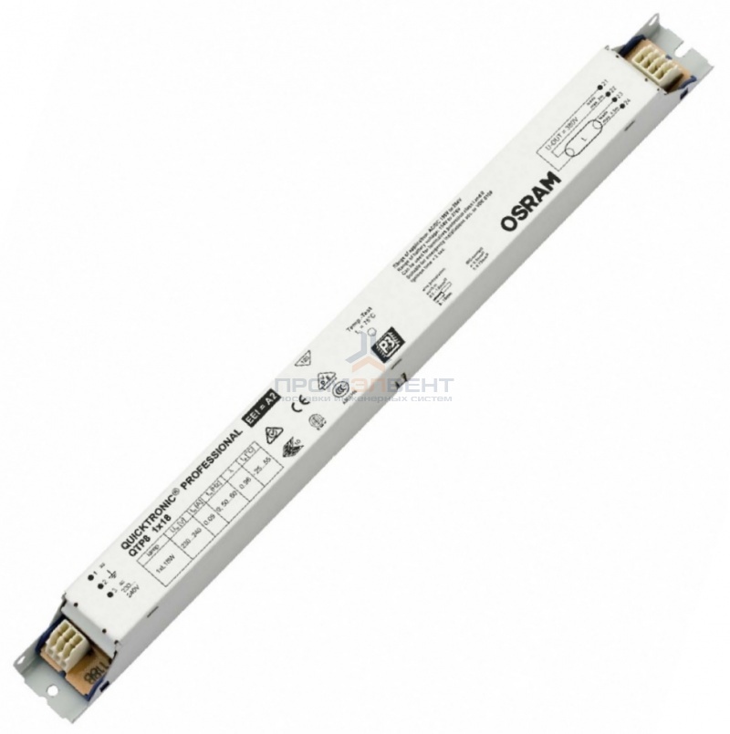 ЭПРА Osram QTP8 1x18 для люминесцентных ламп T8