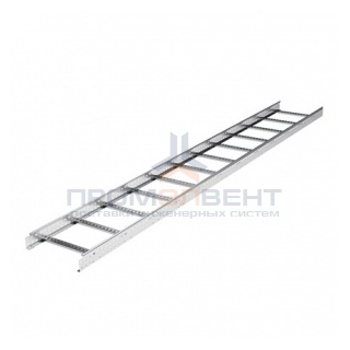 Лестничный лоток 80х200, L 3000, цинк-ламельный