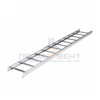 Лестничный лоток 100х200, L 3000, цинк-ламельный